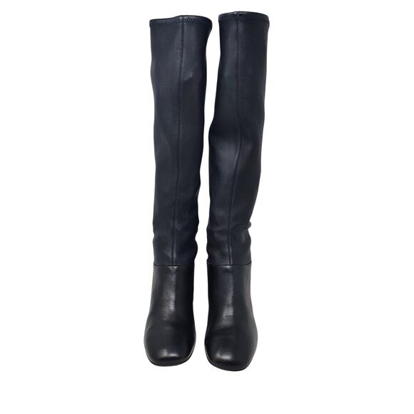 Tory Burch Sidney 70MM Boot Misa Calf Stretch Nappa Leather Black 32553 Size 9.5 - Picture 6 of 12